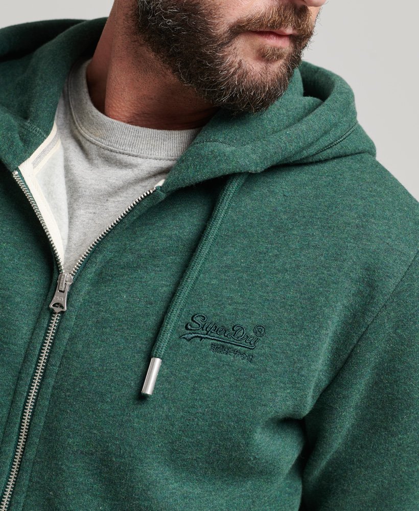 Buy Superdry Green Essential Logo Zip Hoodie from Next USA